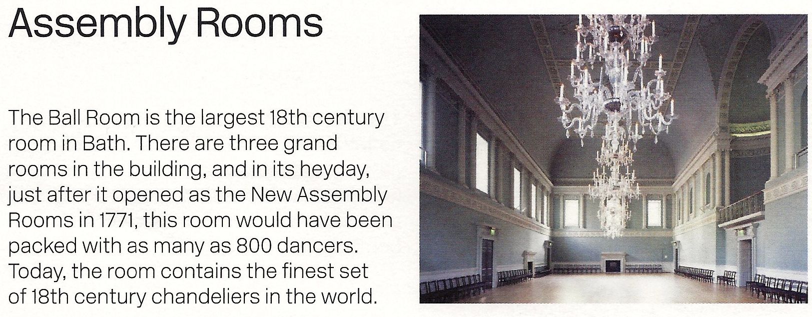 The Ballroom, The assembly Rooms, Bath