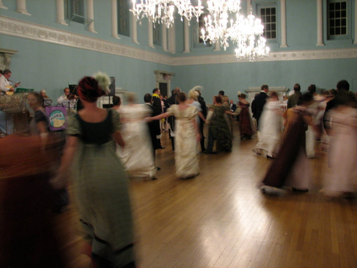 Bal Jane Austen dans la Ballroom - Assembly Rooms, Bath